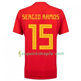 Divisa di Calcio Spagna Ramos 15 Prima Mondiali 2018